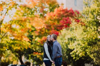 Indiana University Engagement Photos - Erica Kay Photography