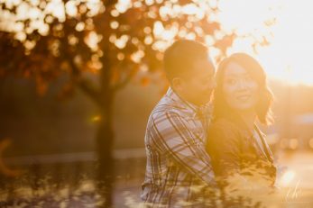 Kevin & Jieun's Downtown Columbus Engagement Photos 2