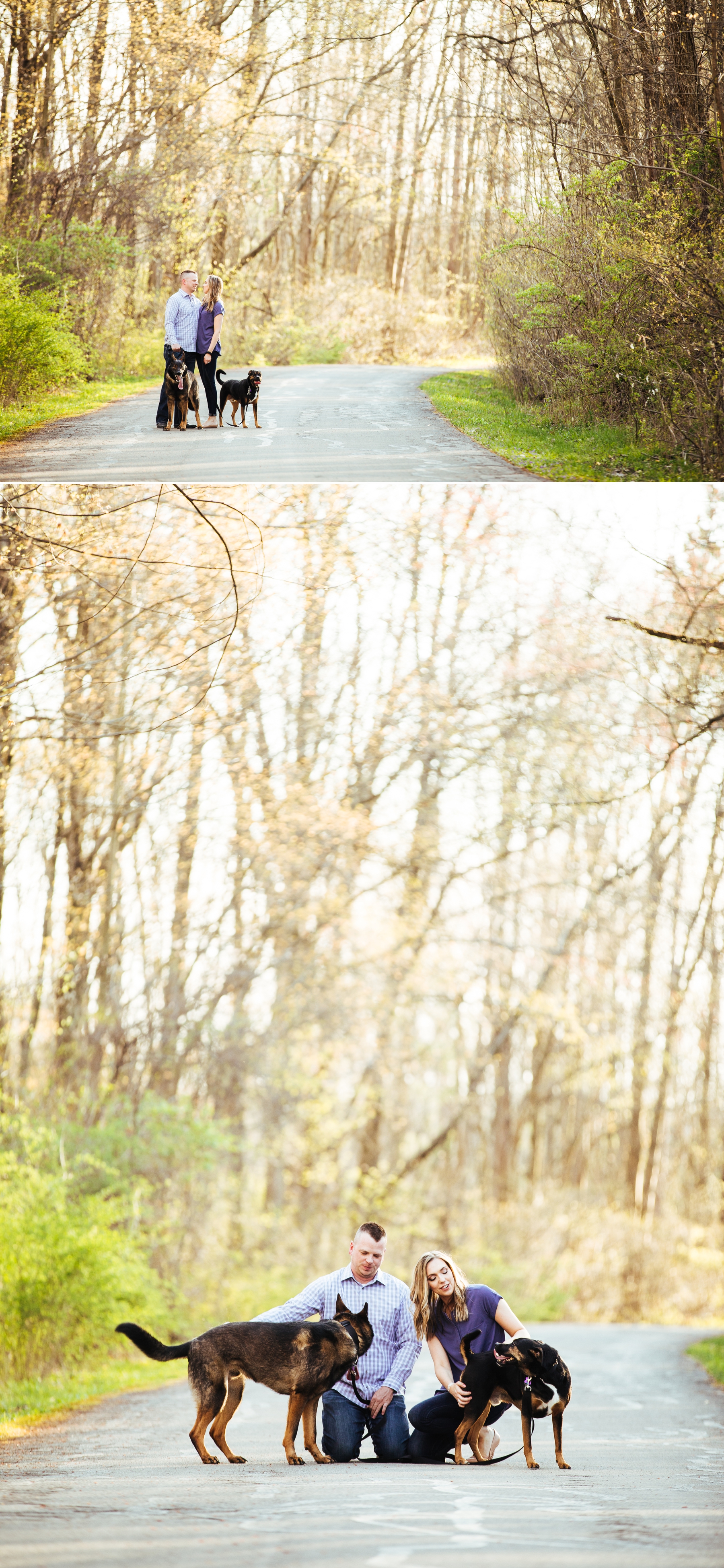 Blendon Woods Engagement Photos