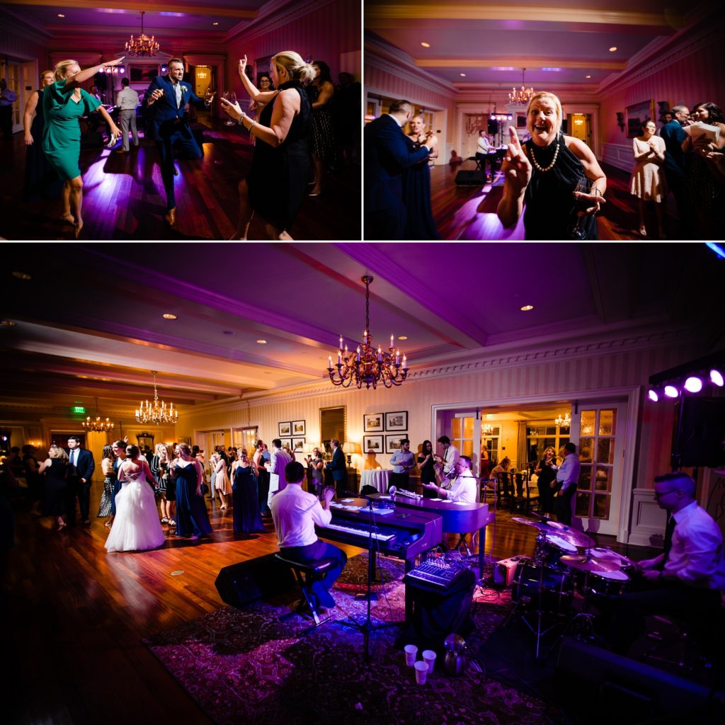 The Cleveland Keys making people dance at a Scioto Country Club wedding reception