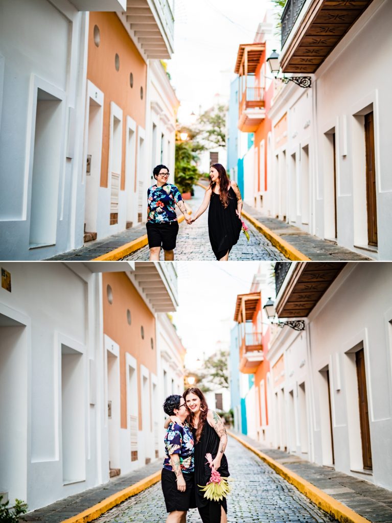 fun and flirty San Juan photos of a couple