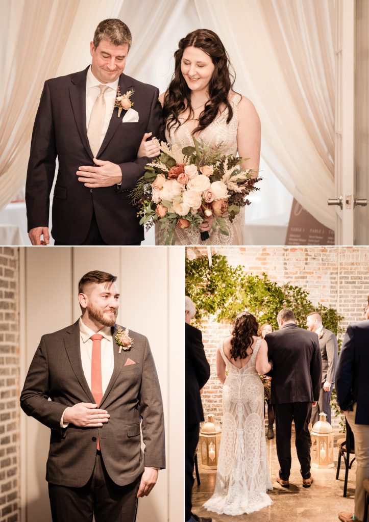 a wedding at The Fig Room ceremony