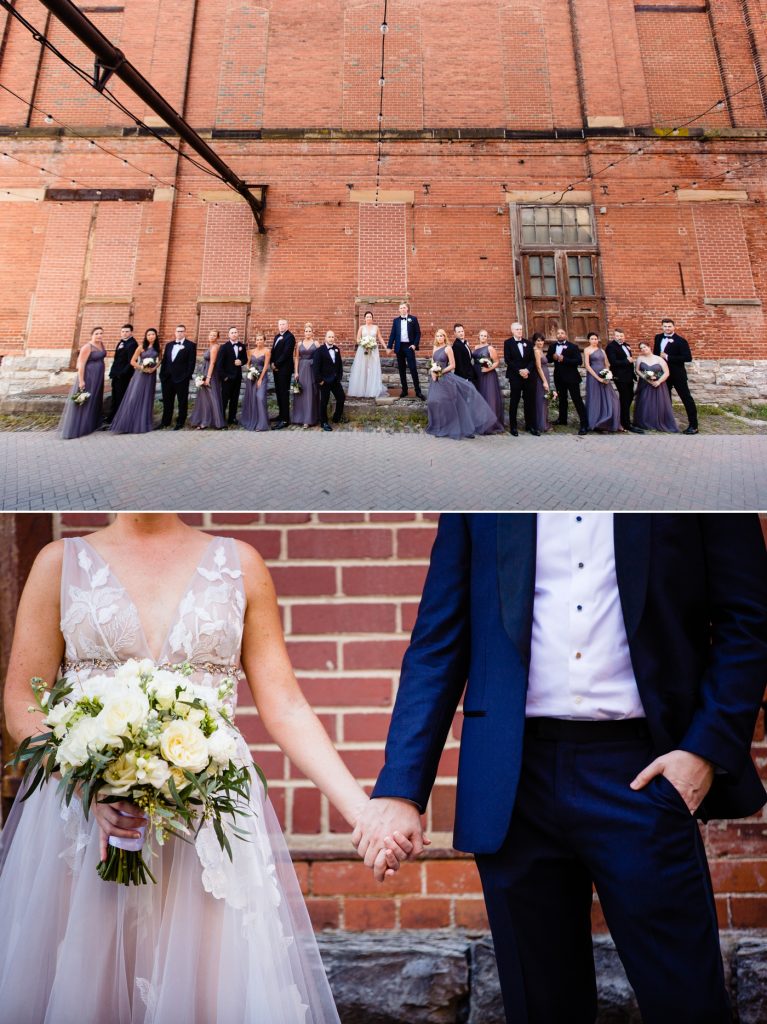 Caitlin and Jason High Line Car House Wedding - bridal party