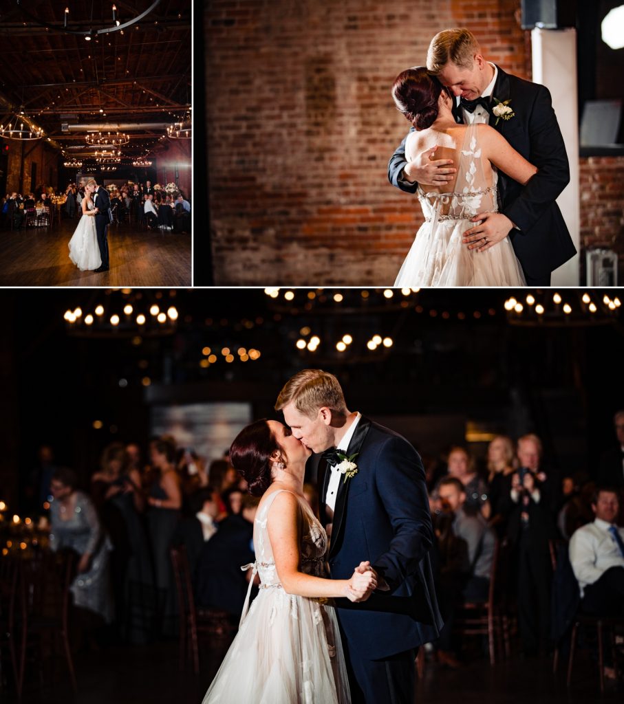 Caitlin and Jason High Line Car House Wedding - first dance
