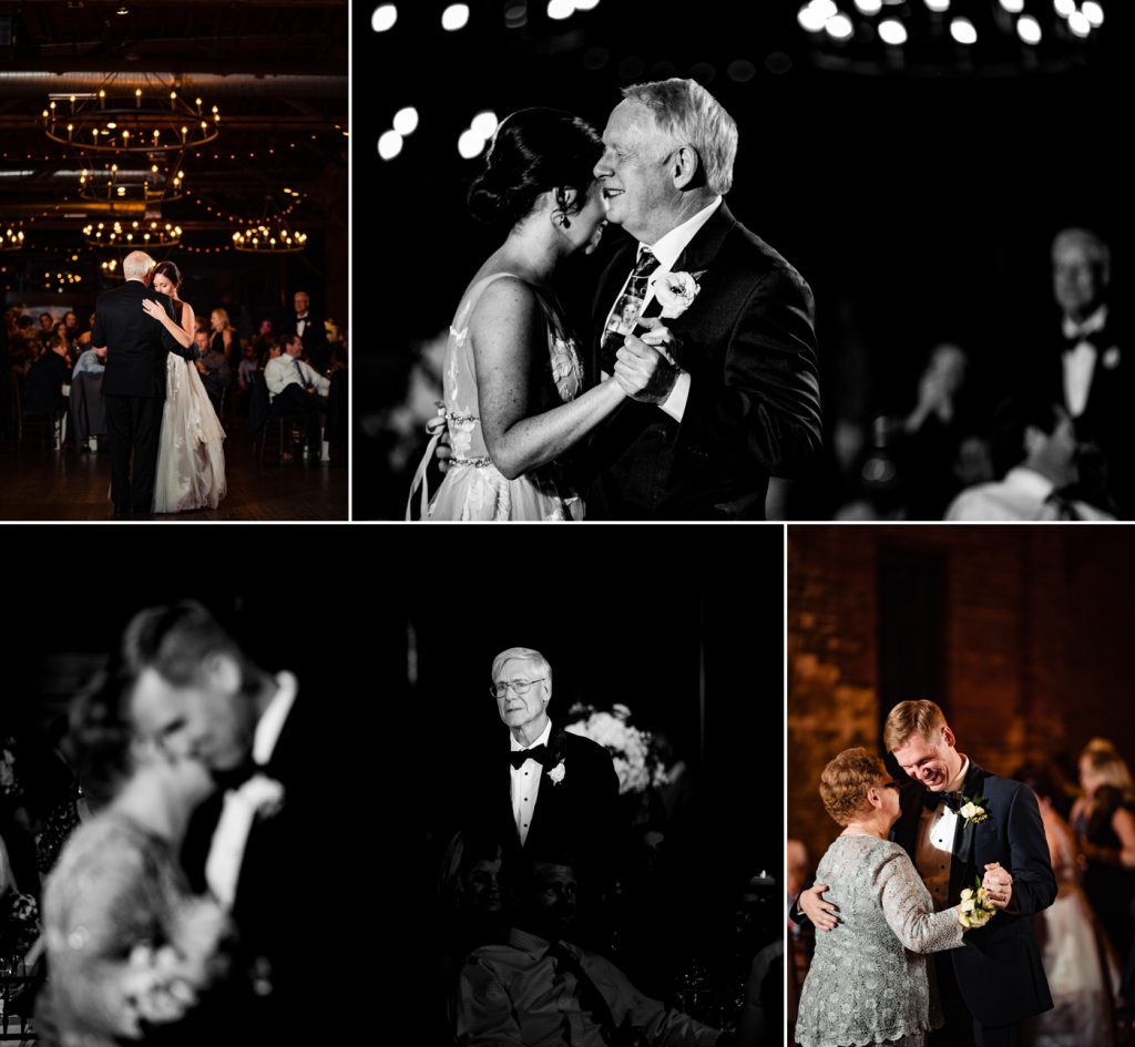 Caitlin and Jason High Line Car House Wedding - parent dances