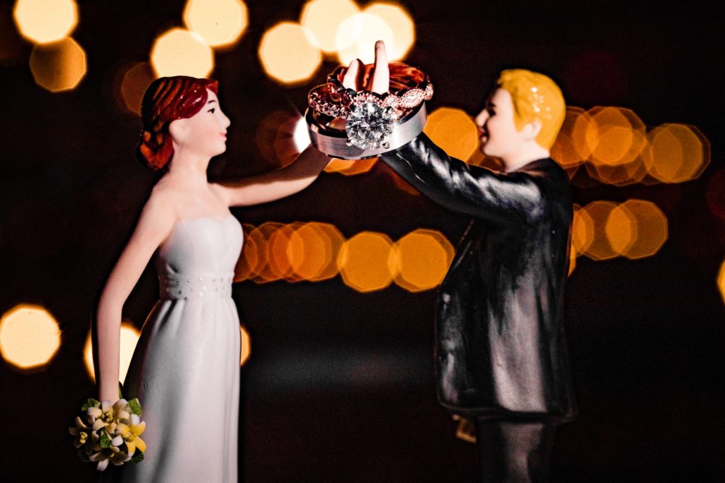 Caitlin and Jason High Line Car House Wedding - high five wedding rings